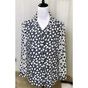 Topshop Button Down Heart Blouse